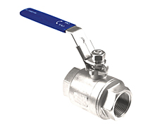 Anchor Fluid Power LV2B 1000 WOG Two-Way Stainless Steel Ball Valves LV2BS#8-2T