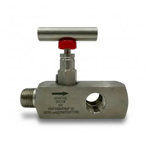 Apache 3-Way 1/2" Needle Valve 10k M193