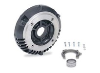 Baldor 36-3301 C-face mounting kit converts standard NEMA T-frame foot-mounted motors to a C-face configuration. Includes flange and hardware for dire