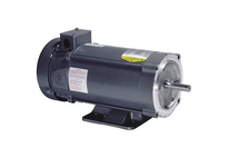 Baldor CDP3436 0.75 HP, 1750 RPM DC permanent magnet SCR drive motor with NEMA 56C frame and Totally Enclosed Fan Cooled enclosure. F1 foot mounting w