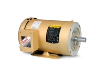 Baldor CEM3616T 7.5 HP, 3450 RPM, three-phase NEMA Premium Super-E motor with 184TC frame and Totally Enclosed Fan Cooled (TEFC) enclosure. C-face des