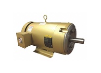 Baldor CEM3714T 10 HP, 1770 RPM, 3-phase NEMA Premium Super-E motor with 215TC frame and Totally Enclosed Fan Cooled (TEFC) enclosure. C-face with bas