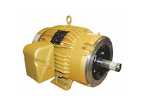 Baldor CEM3774T 10 HP, 1760 RPM, 3-phase NEMA Premium Super-E motor with 215TC frame and Totally Enclosed Fan Cooled (TEFC) enclosure. C-face with bas