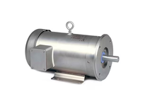 Baldor CESSWDM3714T 10 HP, 1770 RPM three-phase washdown duty motor with NEMA 215TC frame and Totally Enclosed Fan Cooled (TEFC) enclosure. Designed f