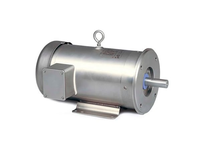 Baldor CESSWDM41906T 20 HP, 3525 RPM, 3-phase washdown duty motor with 256TC NEMA frame and Totally Enclosed Fan Cooled (TEFC) enclosure. Designed for