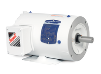 Baldor CEWDM3554 1.5 HP, 1755 RPM, 3-phase washdown duty motor with NEMA 56C frame and Totally Enclosed Non-Ventilated (TENV) enclosure. Designed for
