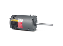 Baldor CFM3046A 0.75 HP, 1140 RPM, 3-phase condenser fan motor with 48YZ frame and open enclosure. Operates on 208-230/460V at 60 Hz. Designed for HVA