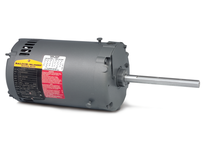 Baldor CFM3156A 1 HP, 1140 RPM, 3-phase condenser fan motor with 56YZ NEMA frame and Open Drip Proof (ODP) enclosure. Designed for HVAC and condenser