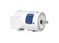 Baldor CWDM3538 0.5 HP, 1740 RPM, 3-phase washdown duty motor with NEMA 56C frame and Totally Enclosed Non-Ventilated (TENV) enclosure. Designed for f