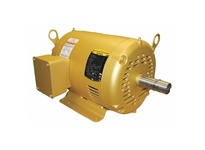 Baldor EM3312T 10 HP, 3475 RPM three-phase general purpose motor with NEMA 213T frame and Open Steel Band (OPSB) enclosure. Super-E NEMA Premium effic