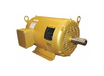 Baldor EM3313T 10 HP, 1770 RPM, 3-phase, 60 Hz Super-E premium efficient motor with NEMA 215T frame and Open Steel Band (OPSB) enclosure. Operates on
