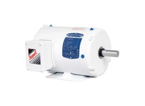 Baldor EWDM3554T 1.5 HP, 1755 RPM three-phase washdown duty motor with NEMA 145T frame and Totally Enclosed Non-Ventilated (TENV) enclosure. Operates
