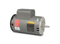 Baldor JL1323A 3 HP, 3450 RPM single-phase jet pump motor with 56J NEMA frame and Open Drip Proof (ODP) enclosure. Features a stainless steel threaded