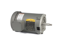 Baldor JM3155 2 HP, 3450 RPM three-phase pump motor with 56J NEMA frame and Open Drip Proof (ODP) enclosure. Designed for close-coupled pump applicati