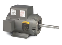 Baldor JPL1408T 3 HP, 1725 RPM single-phase open drip proof (ODP) pump motor with 184JP NEMA frame. Close-coupled design for direct mounting to JP-sty