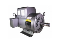 Baldor L1410T single-phase general purpose motor, 5 HP, 1725 RPM, NEMA 184T frame, Open Drip Proof (ODP) enclosure. Operates on 115/230V, 60 Hz, with