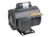 Baldor L1508T 5 HP, 1725 RPM single-phase motor with 213T NEMA frame and Open Steel Band (OPSB) enclosure. Operates on 230V at 60 Hz with 1.15 service
