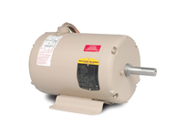 Baldor UCME3145 3 HP, 3450 RPM three-phase farm duty motor with NEMA 143TYZ frame and Totally Enclosed Air Over (TEAO) enclosure. Designed for grain d