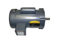 Baldor VL3504 0.5 HP, 1725 RPM single-phase TEFC motor with NEMA 56C frame and C-face footless mounting. Operates on 115/230V at 60 Hz with 1.15 servi