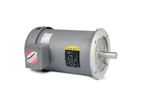 Baldor VM3535 0.33 HP, 1140 RPM, 3-phase C-face motor with 56C NEMA frame and Totally Enclosed Fan Cooled (TEFC) enclosure. Designed for direct-couple