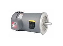 Baldor VM3538 0.5 HP, 1720 RPM, three-phase C-face motor with 56C NEMA frame and Totally Enclosed Fan Cooled (TEFC) enclosure. Operates on 208-230/460