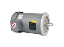 Baldor VM3541 0.75 HP, 3450 RPM, 3-phase, 60 Hz, 56C frame, TEFC C-face less base motor. Operates on 230/460V with Class F insulation and 1.15 service