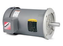 Baldor VM3543 0.75 HP, 1140 RPM, 3-phase motor accessory with NEMA 56C frame and Totally Enclosed Fan Cooled (TEFC) enclosure. Operates on 208-230/460
