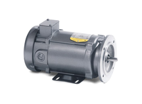Baldor VP3588D DC permanent magnet SCR drive motor, 1.5/2 HP, 3000 RPM, D90D NEMA D-flange frame, Totally Enclosed Fan Cooled (TEFC) enclosure, F2 mou