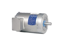 Baldor VSWDM3542 0.75 HP, 1750 RPM, 3-phase washdown duty motor with 56C NEMA frame and Totally Enclosed Non-Ventilated (TENV) enclosure. Operates on