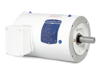 Baldor VWDM3538 0.5 HP, 1740 RPM three-phase washdown duty motor with NEMA 56C frame and Totally Enclosed Non-Ventilated (TENV) enclosure. Designed fo