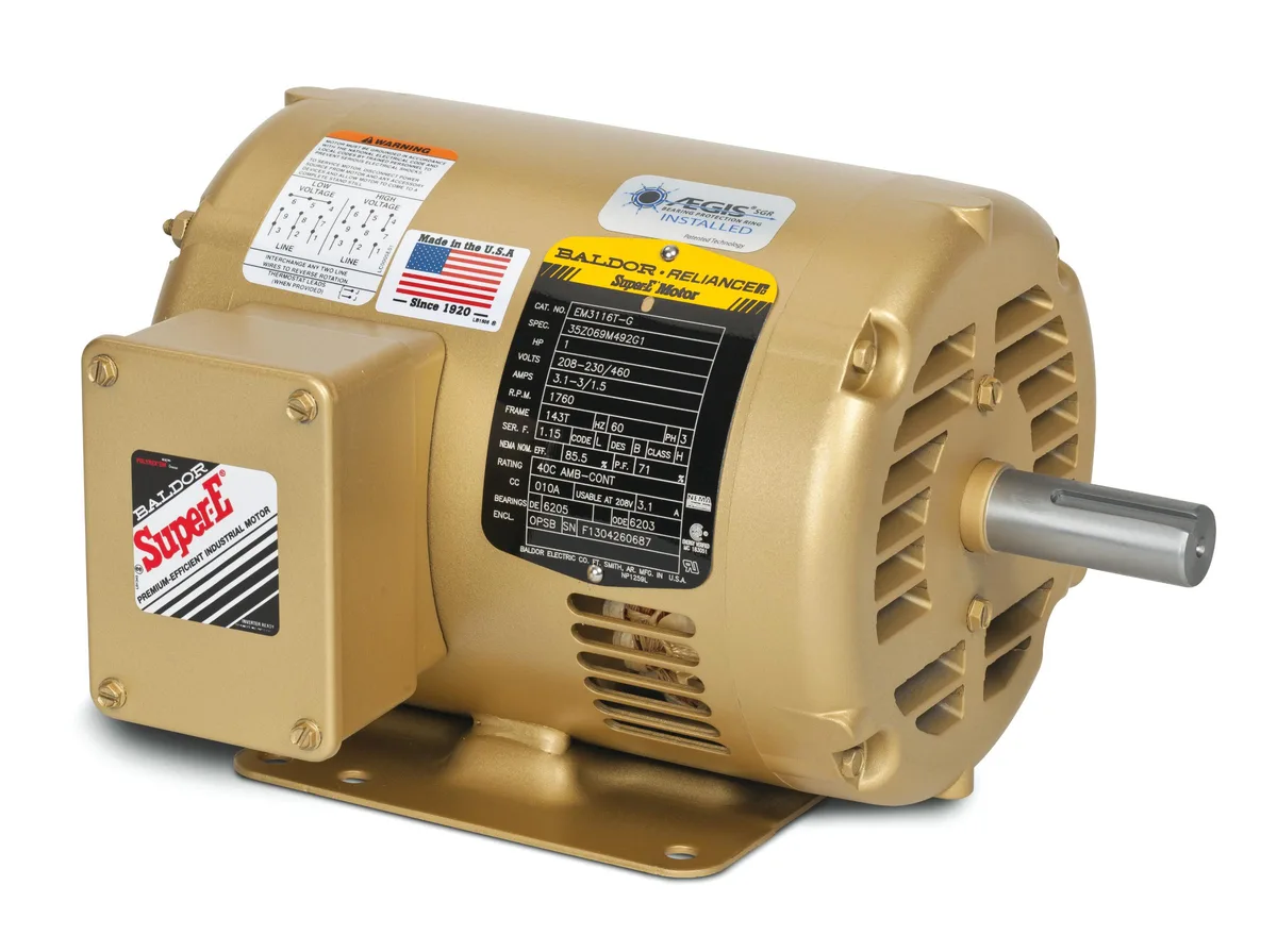 Baldor EM31157 2HP Electric Motor