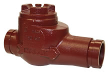 Balon Valve Series D Grooved End Connection Ductile Iron Swing Check Valve 2F-D32-GE