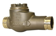 Balon Valve Series D Grooved End Connection Nickel Aluminum Bronze Swing Check Valve 2F-D44-GE