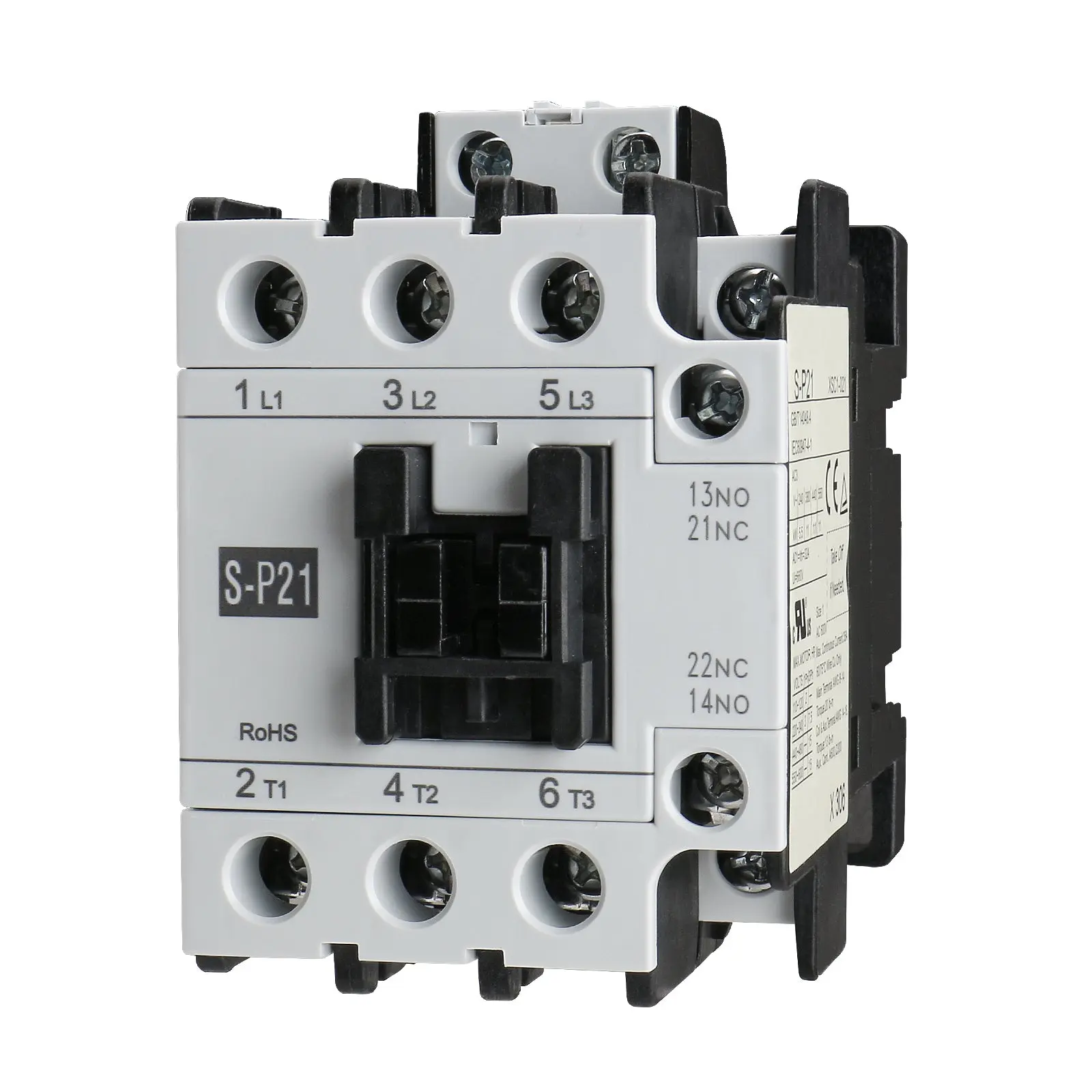 BAOMAIN Magnetic Contactor S-P21 Coil: 110V-120VAC 50-60Hz CE UL & CSA VDE RoHs SP-SCUR-SHT1