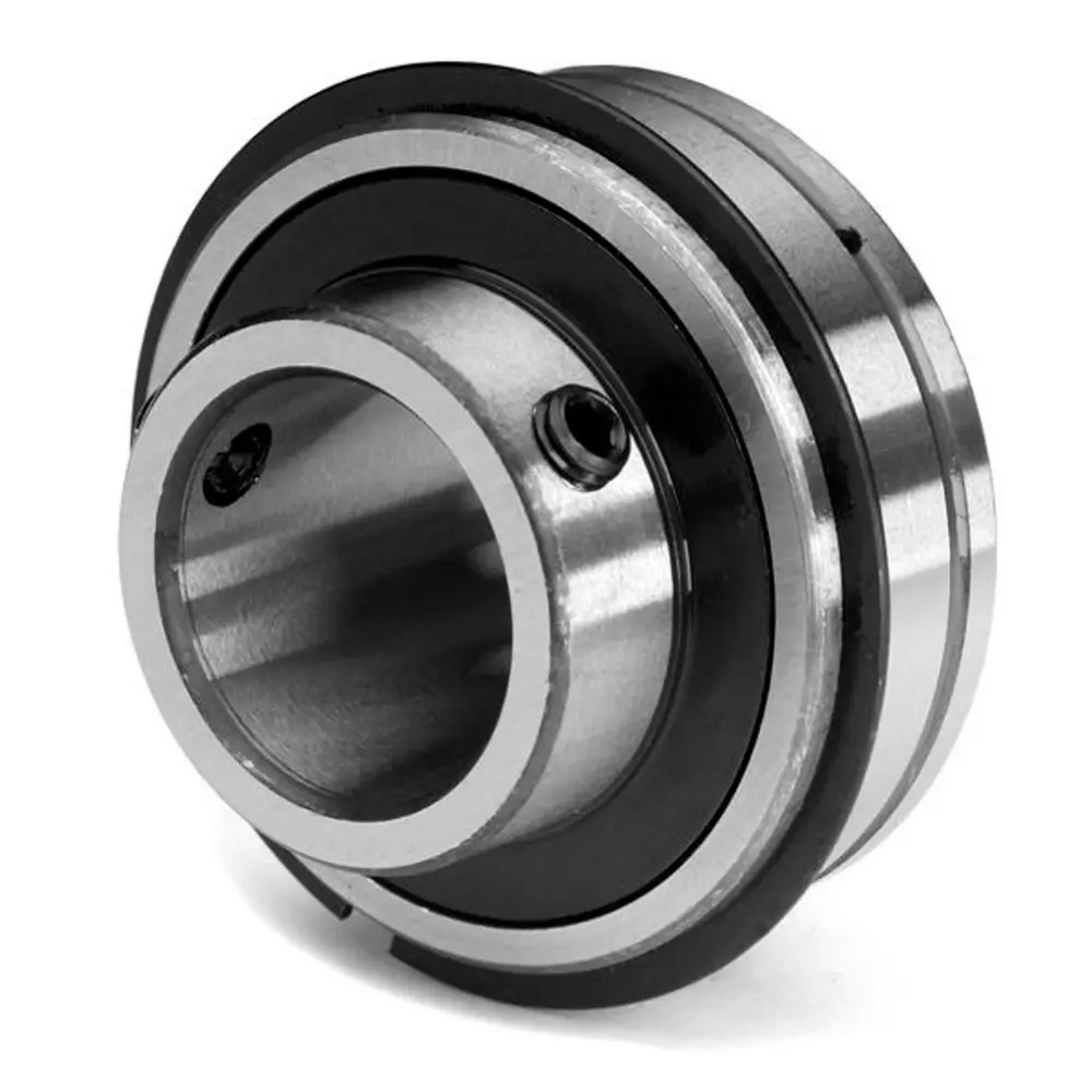 Bearings Limited TRITAN ER20S Insert Ball Bearing, Wide Inner Ring, Cylindrical OD, Set Screw Locking, 1.25 in Bore, 72 mm OD