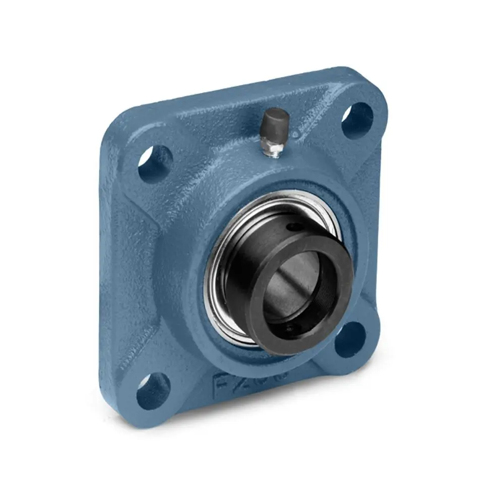 Bearings Limited TRITAN HCF210-31R3 4-Bolt Flange Ball Bearing Mounted Unit, 1.9375 in Bore, Eccentric Collar Locking, 2 Triple Lip Seals