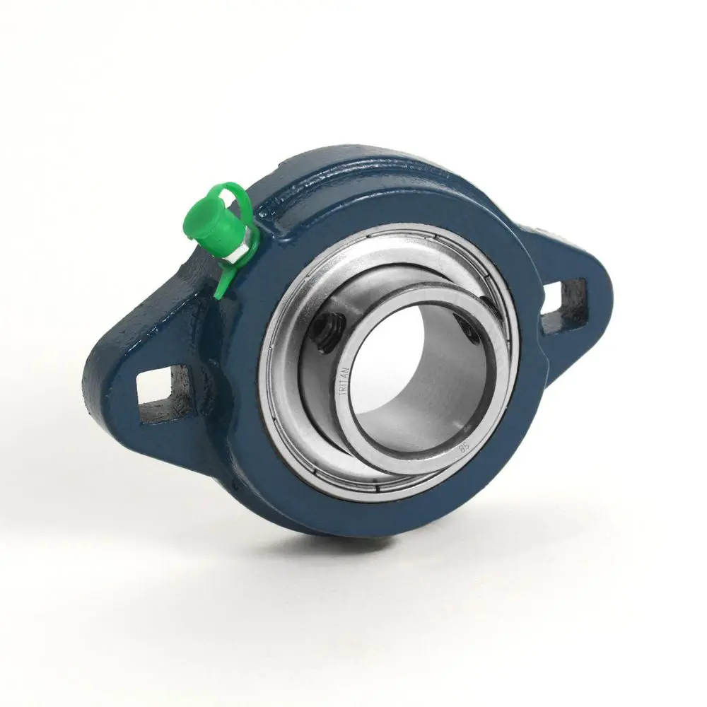 Bearings Limited TRITAN SBPFTD204-12G 2-Bolt Flange Ball Bearing Mounted Unit, Light Duty, 0.75 in Bore, Ductile Iron Housing, Set Screw Locking