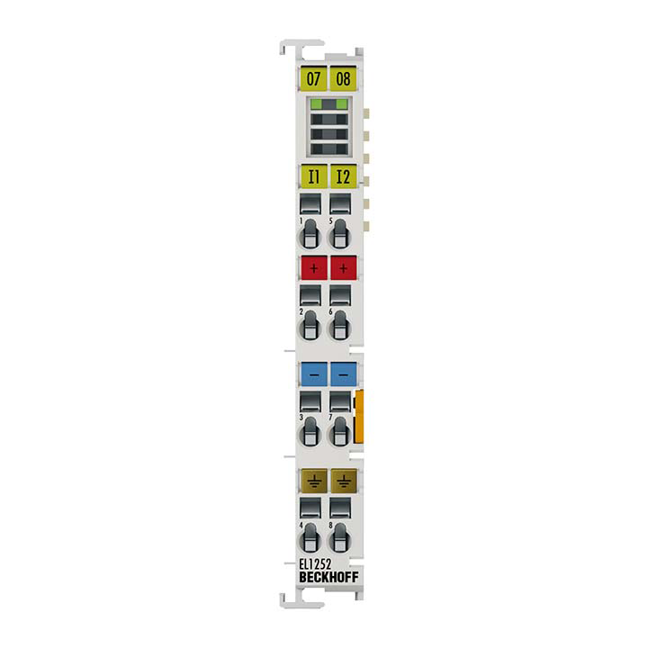 Beckhoff EtherCAT Terminal, 2-channel digital input, 24 V DC, 1 µs, timestamp EL1252