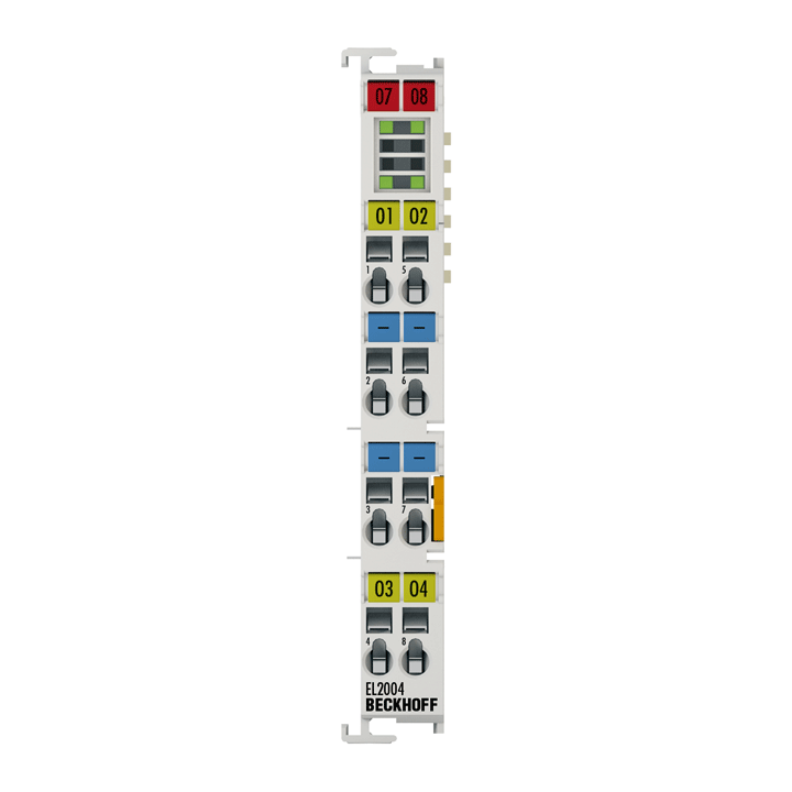Beckhoff EtherCAT Terminal, 4-channel digital output, 24 V DC, 0.5 A EL2004