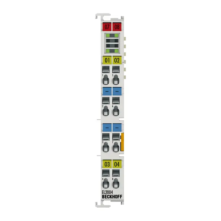 Beckhoff EtherCAT Terminal, 4-channel digital output, 24 V DC, 0.5 A EL2004