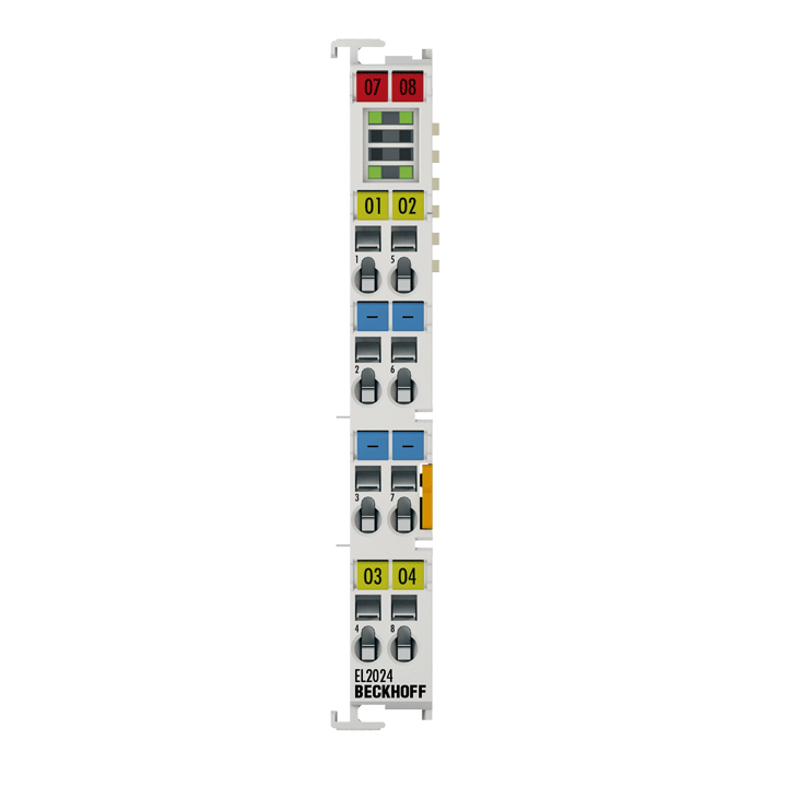 Beckhoff EtherCAT Terminal, 4-channel digital output, 24 V DC, 2 A EL2024