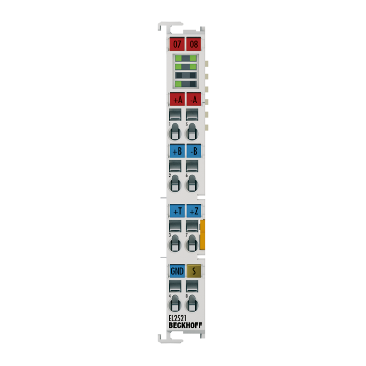 Beckhoff EtherCAT Terminal, 1-channel pulse train output, incr. enc. simulation, RS422, 50 mA EL2521