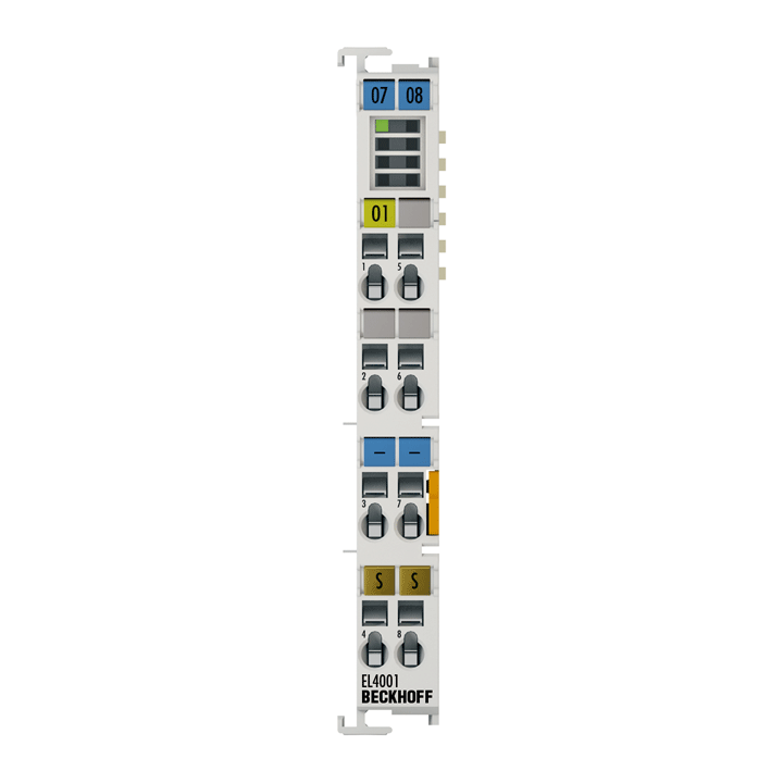 Beckhoff EtherCAT Terminal, 1-channel analog output, voltage, 0…10 V, 12 bit EL4001