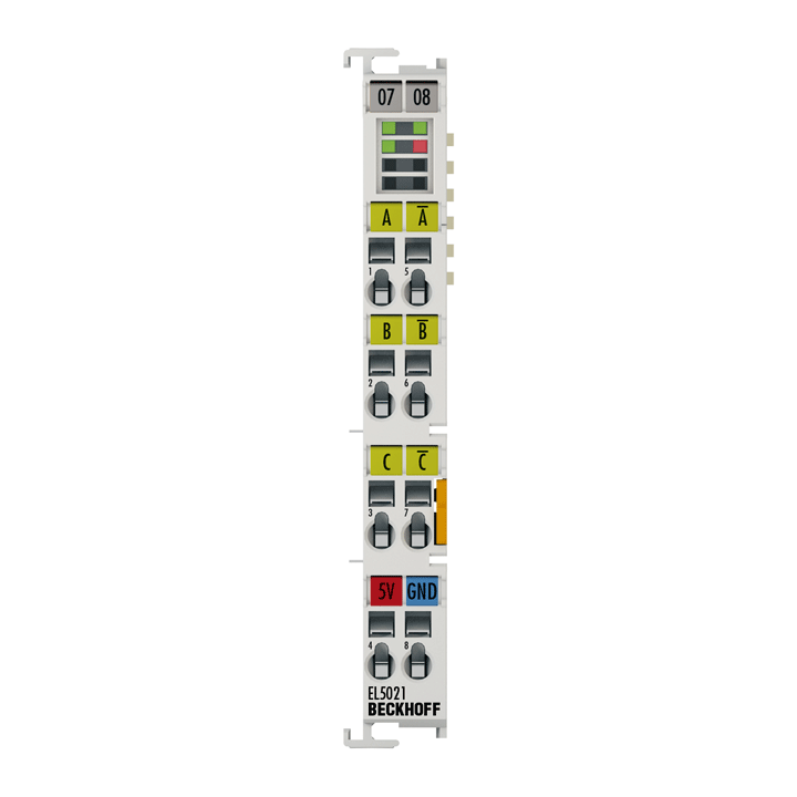 Beckhoff EtherCAT Terminal, 1-channel encoder interface, SinCos, 1 VPP EL5021
