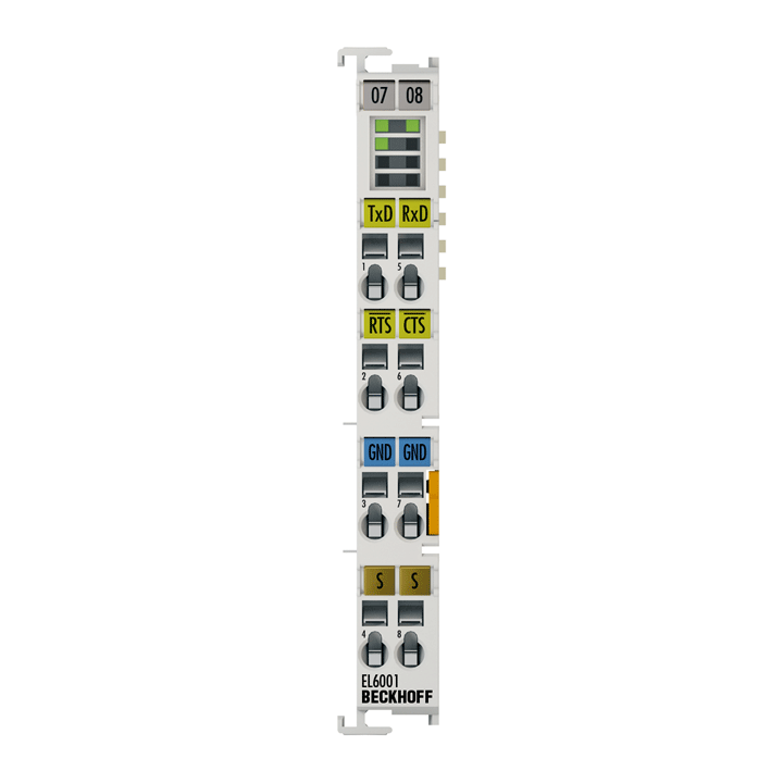 Beckhoff EtherCAT Terminal, 1-channel communication interface, serial, RS232 EL6001