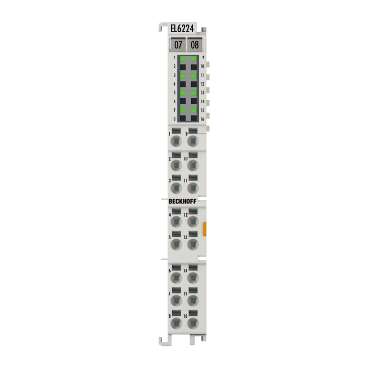 Beckhoff EtherCAT Terminal, 4-channel communication interface, IO-Link, master EL6224