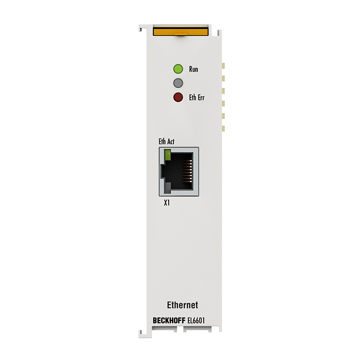 Beckhoff EtherCAT Terminal, 1-port communication interface, Ethernet switch port EL6601