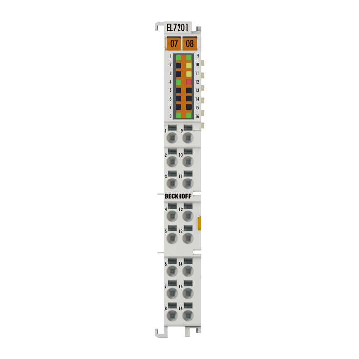 Beckhoff EtherCAT Terminal, 1-channel motion interface, servomotor, 48 V DC, 2.8 A, resolver EL7201