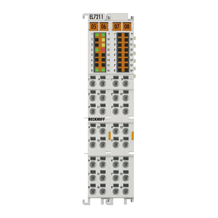 Beckhoff EtherCAT Terminal, 1-channel motion interface, servomotor, 48 V DC, 4.5 A, resolver EL7211