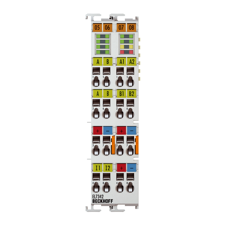 Beckhoff EtherCAT Terminal, 2-channel motion interface, DC motor, 48 V DC, 3.5 A EL7342